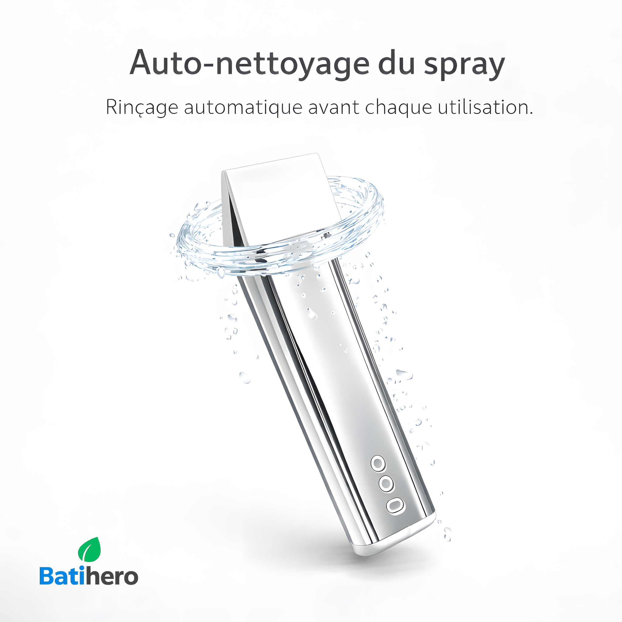 BATIHERO Marque Française – Abattant WC Japonais Chauffant à Ouverture Automatique