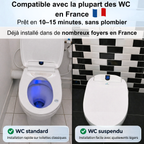 BATIHERO Marque Française – Abattant WC Japonais Chauffant à Ouverture Automatique