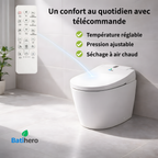 BATIHERO Marque Française – Abattant WC Japonais Chauffant à Ouverture Automatique