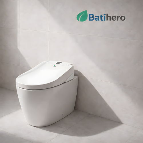 Abattant WC intelligent chauffant avec lavage et séchage